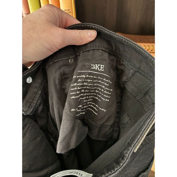 BKE Buckle Payton Black Universal Fit Mid-Rise Bootcut Stretch Jean Size 26 - Picture 9 of 9